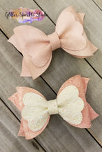 Load image into Gallery viewer, Pre Order Only - All Full Cuts - 4 inch Layered Lacey Bow Steel Rule Die