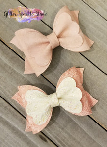 All full cuts - 5 inch Layered Lacey Bow Steel Rule Die