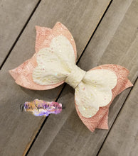 Load image into Gallery viewer, All full cuts - 5 inch Layered Lacey Bow Steel Rule Die