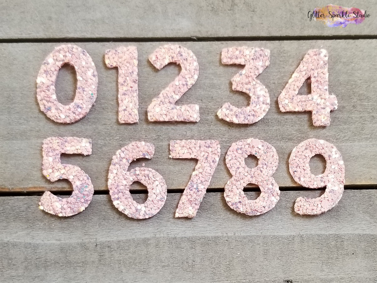 10 Piece Small Block Numbers multi cut Steel Rule Combo Die – Glitter ...