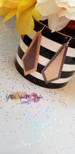 Load image into Gallery viewer, Double layer Long Layered Diamonds Earring or Pendant Steel Rule Die