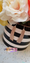 Load image into Gallery viewer, Simple Slanted Bars Petite Earrings Steel Rule Die