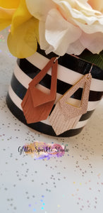 Triangle Drop Fringe Earring Steel Rule Die