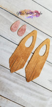 Load image into Gallery viewer, Long Drop Fringe Earring Pair Steel Rule Die