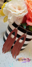 Load image into Gallery viewer, Long Drop Fringe Earring Pair Steel Rule Die