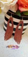 Load image into Gallery viewer, Long Drop Fringe Earring Pair Steel Rule Die