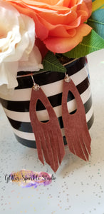 Long Drop Fringe Earring Pair Steel Rule Die