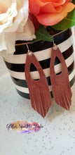 Load image into Gallery viewer, Long Drop Fringe Earring Pair Steel Rule Die