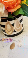 Load image into Gallery viewer, Layered IntricateTeardrop Earrings Steel Rule Die