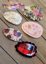 Load image into Gallery viewer, 8 piece Multi Size Scalloped &amp; Oval/Egg Shaped multi cut Steel Rule Die