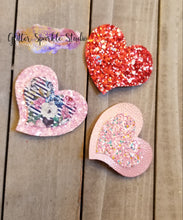 Load image into Gallery viewer, 9 piece Multi Size Scalloped &amp; Heart Shaped Snap Clip multi cut Steel Rule Die