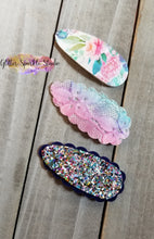 Load image into Gallery viewer, 14 piece 2inch/50mm Scalloped Snap Clip Shaped multi cut Steel Rule Die