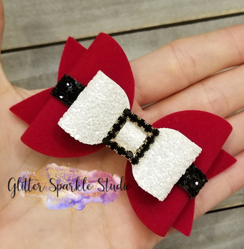 NEW size  3 inch Santa Belt Bow Steel Rule Die