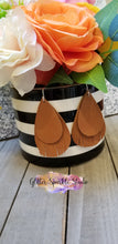 Load image into Gallery viewer, Layered Fringed Teardrop Earrings Steel Rule Die