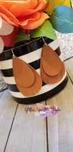 Load image into Gallery viewer, Layered Fringed Teardrop Earrings Steel Rule Die