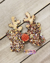 Load image into Gallery viewer, 1.5 &amp; 2 inch Small  Layered Reindeer Deer Antelers in Two Styles Steel Rule Die