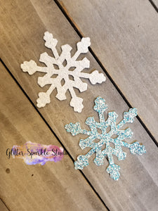 3 Piece Snowflake with Multi Diamond Center Steel Rule Die for appliques or snap clips