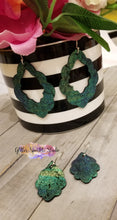 Load image into Gallery viewer, 2.5 Inch Pair of Casbah Scalloped Pointed Teardrop Earring or Pendant Steel Rule Die