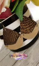 Load image into Gallery viewer, Split Teardrop Earrings Steel Rule Die