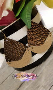 Split Teardrop Earrings Steel Rule Die