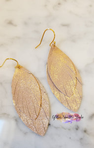 NEW Longer Slices Petite Fringy Feathers Earring or Pendant Steel Rule Combo Die
