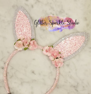 4 inch Fold Over Headband Layered Bunny Ear Steel Rule Die