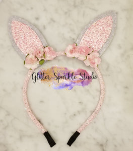 4 inch Fold Over Headband Layered Bunny Ear Steel Rule Die
