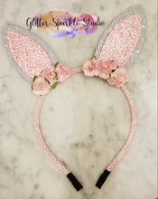 Load image into Gallery viewer, 4 inch Fold Over Headband Layered Bunny Ear Steel Rule Die