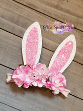 Load image into Gallery viewer, 3.6 inch Petite Fold Over Headband Layered Bunny Ear Steel Rule Die