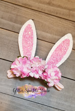 Load image into Gallery viewer, 3.6 inch Petite Fold Over Headband Layered Bunny Ear Steel Rule Die