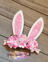 Load image into Gallery viewer, 3.6 inch Petite Fold Over Headband Layered Bunny Ear Steel Rule Die
