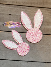 Load image into Gallery viewer, 2 &amp; 2.5 Inch Layered Bunny Head Steel Rule Die for appliques, snap clips or earring