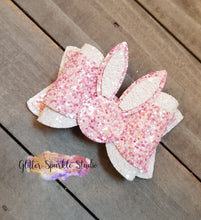 Load image into Gallery viewer, 2 &amp; 2.5 Inch Layered Bunny Head Steel Rule Die for appliques, snap clips or earring