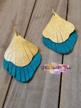 Load image into Gallery viewer, Peacock Fringe Layered Earring or Pendant Steel Rule Combo Die