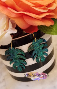 Monstera Leaf Earring or Petite Pendant Steel Rule Die