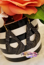 Load image into Gallery viewer, Disco Drop Earring Pair Steel Rule Die