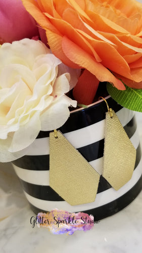 Slender Hexi Earrings or Pendant Steel Rule Die