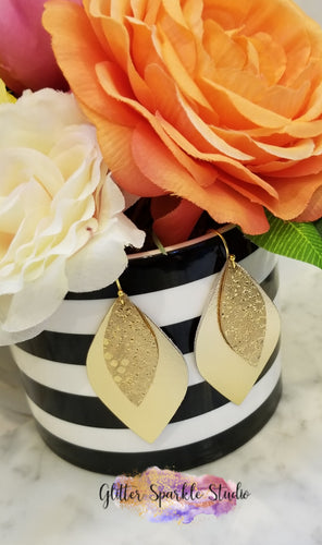 Lovely Layered Leaves Earring or Pendant Steel Rule Die