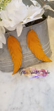 Load image into Gallery viewer, 5 inch Angel Wings Feather Earring Steel Rule Die