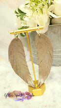 Load image into Gallery viewer, 5 inch Angel Wings Feather Earring Steel Rule Die