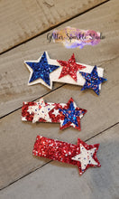 Load image into Gallery viewer, 50mm 8 piece Multi Size Shooting Stars Shaped Snap Clips, Earrings or Appliques multi cut Steel Rule Die