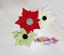 Load image into Gallery viewer, Poinsettia Floral, Snap Clip or applique Steel Rule Die