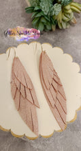 Load image into Gallery viewer, Triple layered Fairy Feather Fringe Wings Earring or Pendant Steel Rule Combo Die