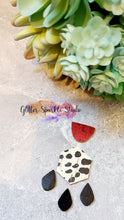 Load image into Gallery viewer, Pair of 3.5 inch Hexagon Dream Drops Dangle Earring Steel Rule Die