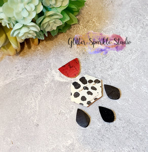 Petite Hexagon Dream Dangle Earring Steel Rule Die