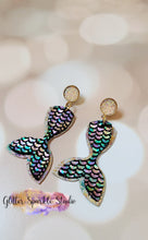 Load image into Gallery viewer, Mermaid Tails Layered Earring or Pendant Steel Rule Combo Die