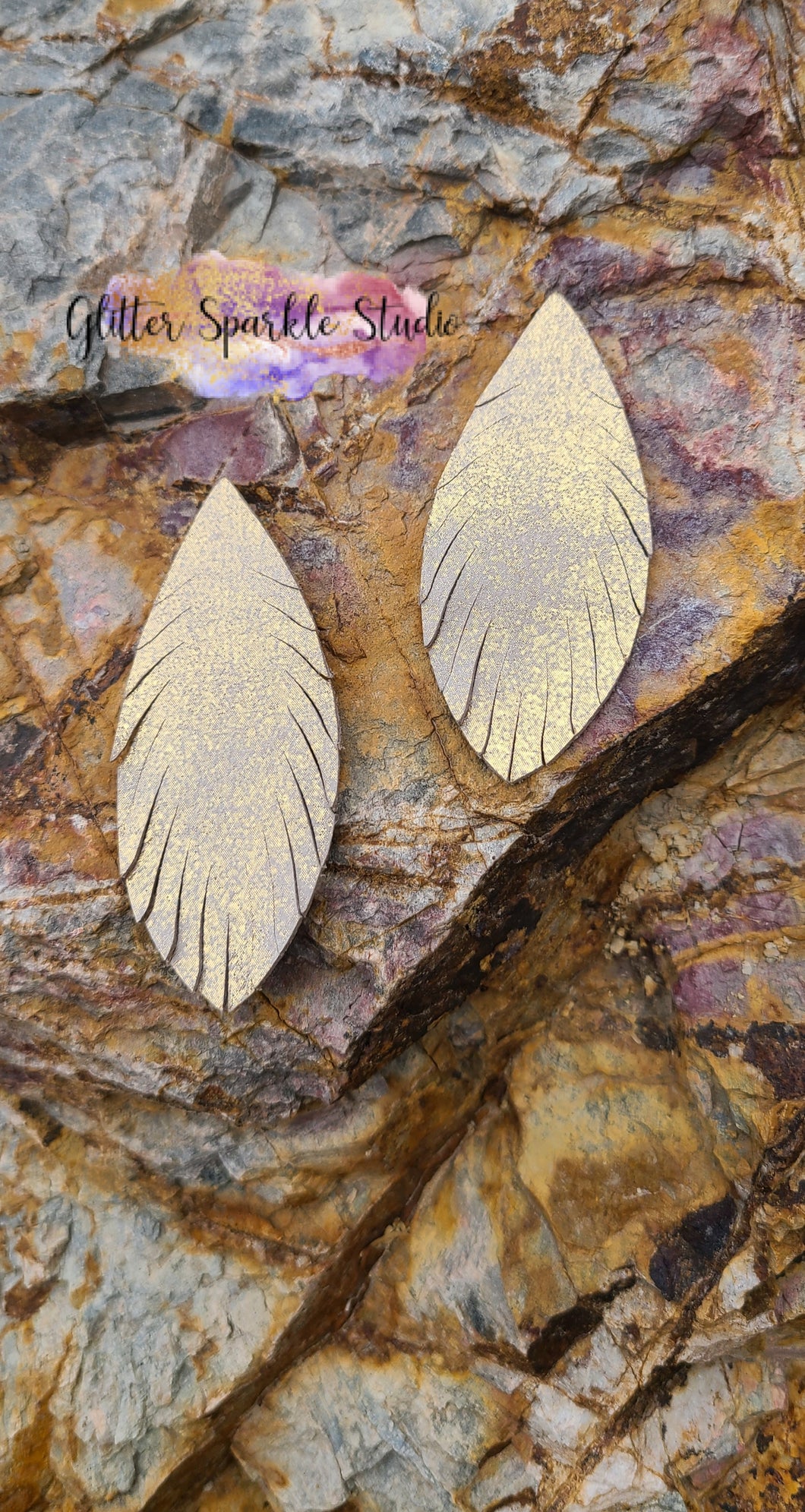 Pair of 3 inch Super Fringed Feathers Earring or Pendant Steel Rule Combo Die