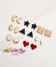 Load image into Gallery viewer, Stud Shapes 16 piece jewelry and earring multi cut Steel Rule Combo Die