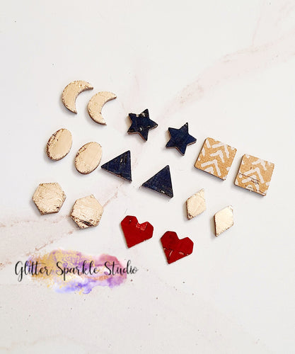 Stud Shapes 16 piece jewelry and earring multi cut Steel Rule Combo Die