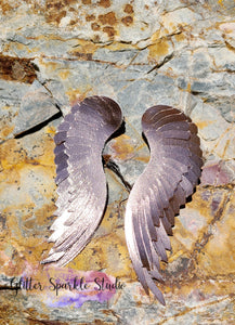 4 inch Double Layer Angel Wings Fringe Feathers Earring or Pendant Steel Rule Combo Die